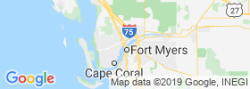 North Fort Myers map